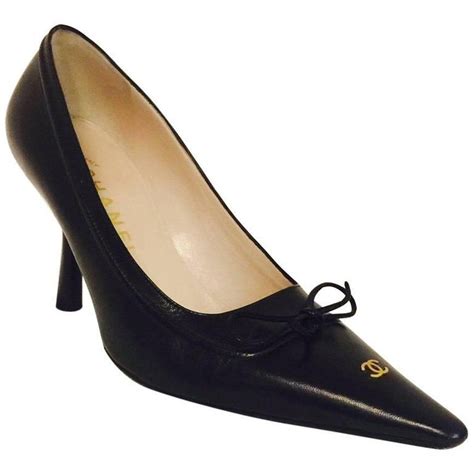 vintage chanel pointed toe heels|chanel oxford shoes.